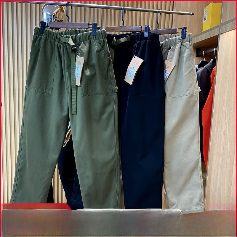 

Мужская рабочая одежда в стиле ретро, брюки Thiened Fce, хлопковые прямые повседневные брюки, модные городские зимние длинные брюки