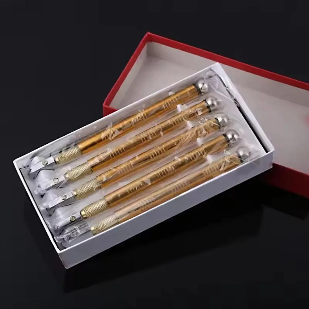Glass Cutter Cutting Metal Handle Steel стеклорез Glass Rhinestone Self-lubricating Oil Feed Tipped Glasses Craft Glazing Tool