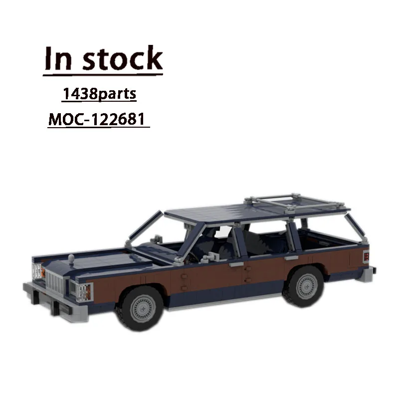 MOC-122681 Luxury Travel Six-Seater Truck Building Block Model 1438 Parts MOC Creative Kids Adult Building Block Toy Gift