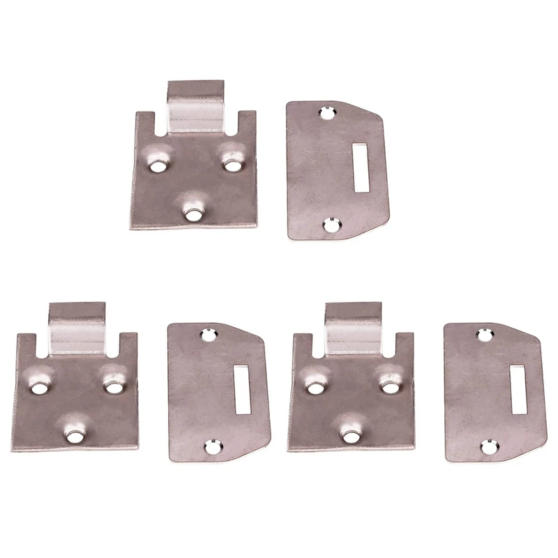 6X For Golf Cart 71610G01-71609G01 For EZGO Seat Hinge Bottom And Plate (1995-Up) TXT/Medalist Golf Cart