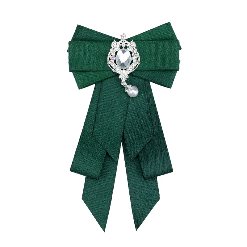 Heiße Schule Mädchen Junge Elegante Klassische Retro Große Fliege Krawatte Strass Corsage Bowtie Krawatte Geschenke für Frauen Formale Krawatten – Detail 22