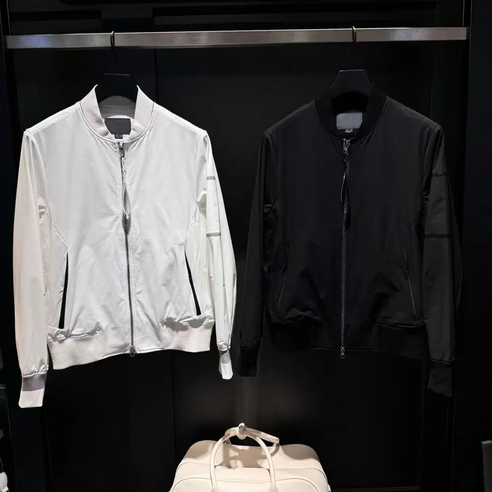 

Новая мужская термокуртка для гольфа, спортивная ветровка, индивидуальный пошив, куртка на молнии, быстросохнущая и устойчивая к деформации