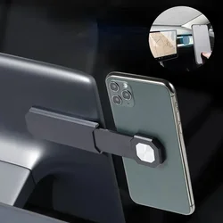 New Phone Stand Adjustable Monitor Expansion Bracket Car Magnetic Screen Side Phone Support Holder for Tesla Model 3 Y X S