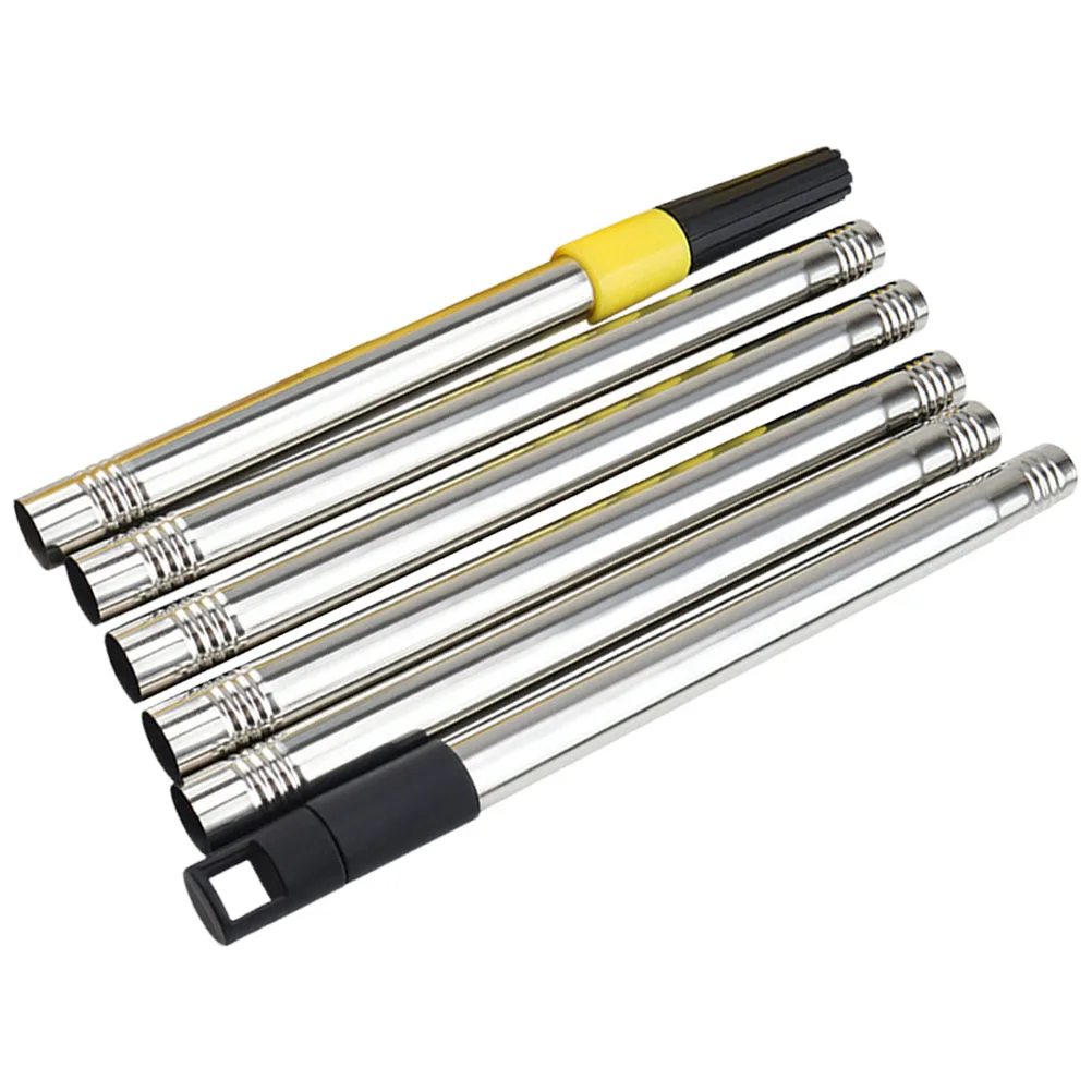 

Paint Roller Brush Extension Rod 1.7m Telescopic Stainless Steel Detachable Cleaning Tool Long Adapter Poles Paint Extension