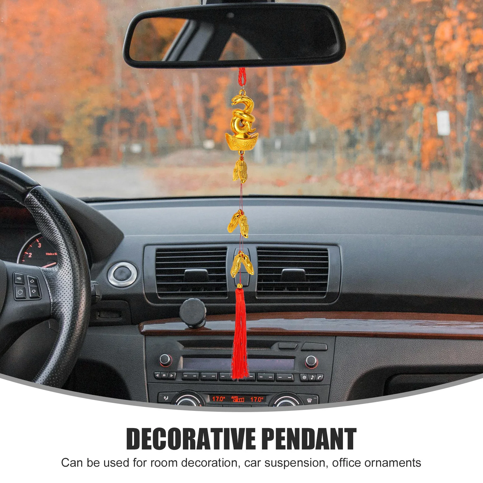 5Pcs Hanging Pendants Chinese New Years Decorations Festival Supplies for Tree Door Window Car Bonsai Decor Spring Festival