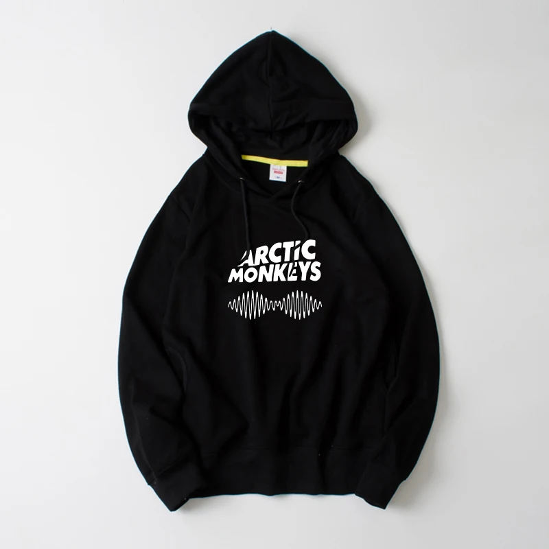 

Повседневная толстовка свободного кроя с принтом группы Arctic Monkeys в стиле рок-панк, парная, удобная, из хлопка и полиэстера