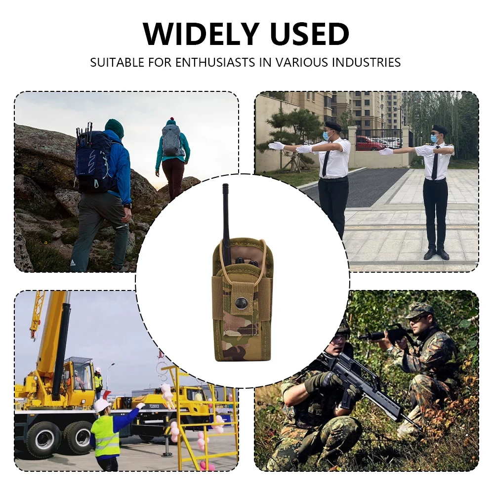 

Outdoor Tactical Walkie-talkie Bag New Tactical Radio Pouch Hunting Walkie Talkie Holder Interphone Hanging Bag Pouch Pocket