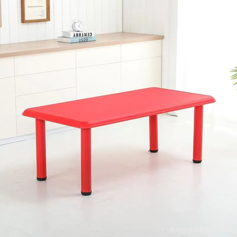 Baby children's study table kindergarten table plastic rectangular children