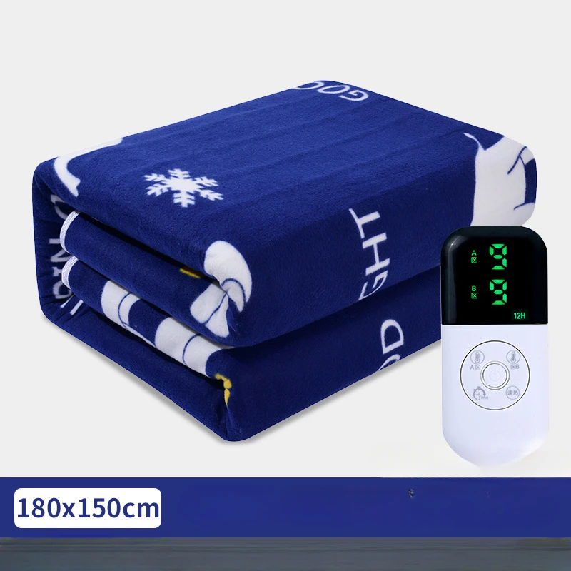 EU UK Electric Blanket Heater Manta Electrica Smart Control Heated Blanket Winter Electric Heating Blanket Carpet Heated Mat