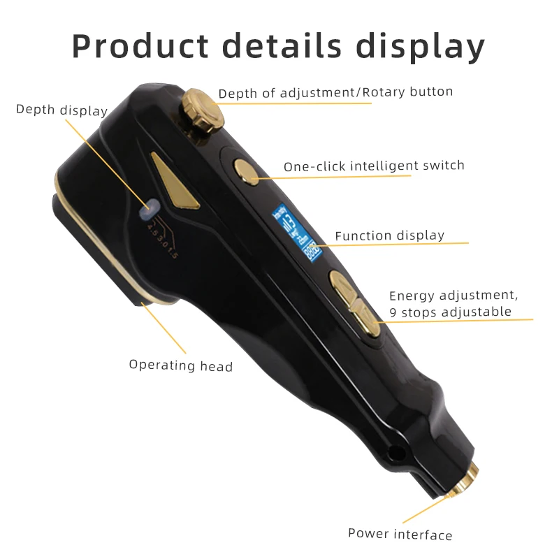 Korean version of the household portable ultrasonic beauty instrument face wrinkle anti-aging small skin care beauty instrument