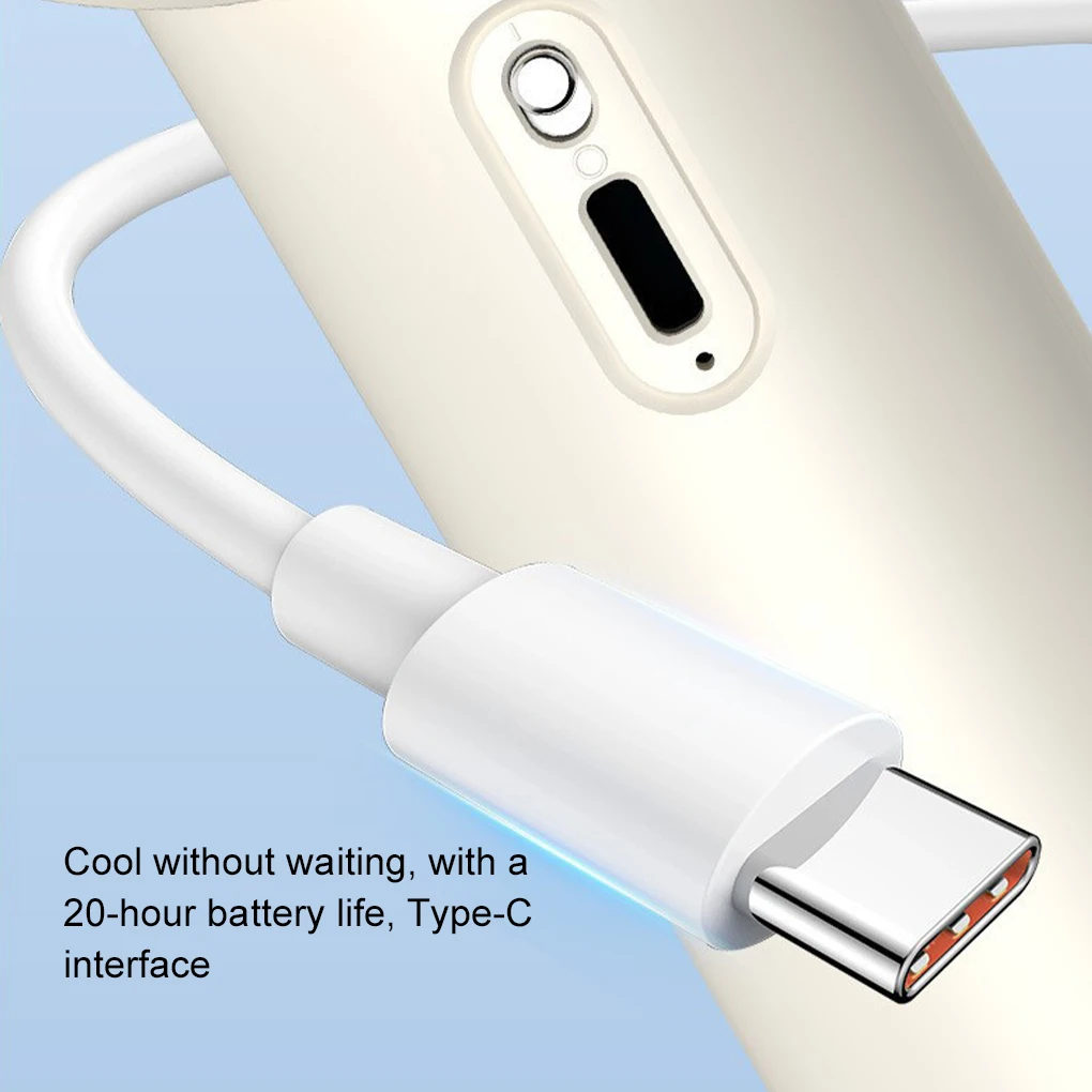 Portable Turbo Handheld Fan 100Wind Speeds Mini Led Fan 1800mAh USB Rechargeable Personal Fans Electric Fan For Outdoor Camp