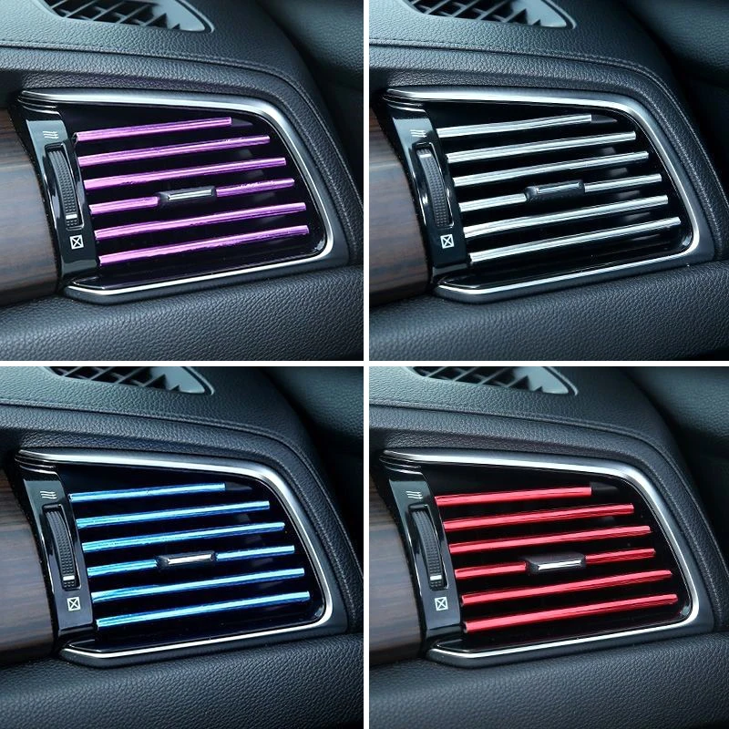 

Car Air Conditioner Outlet Decorative U Shape Moulding Trim Decor Strips Car Styling Car Door Edge Corner Protector Decorative