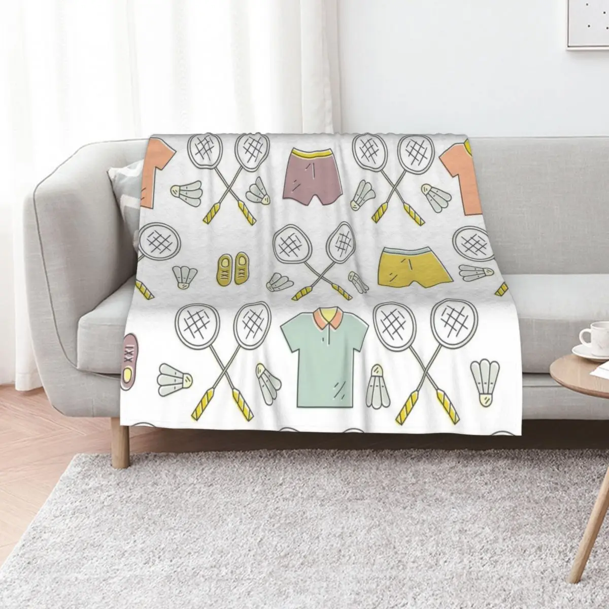 Badminton Throw Blanket Luxury Thermal Thermals For Travel Travel warm winter Blankets Sofas Of Decoration Blankets