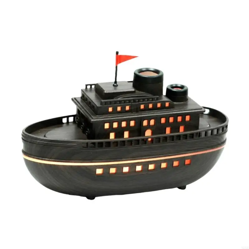 Boats Humidifier Sprays Cool Mists Humidifier  With 7 Color Light  For Room 
