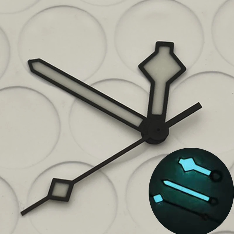 

NH35 NH36 Snowflakes Watch Hands Blue Luminous Pointer Fit For 4R35 4R36 NH35 NH36 7S Movement SRPD SKX007 SKX009 Watch Hand Kit