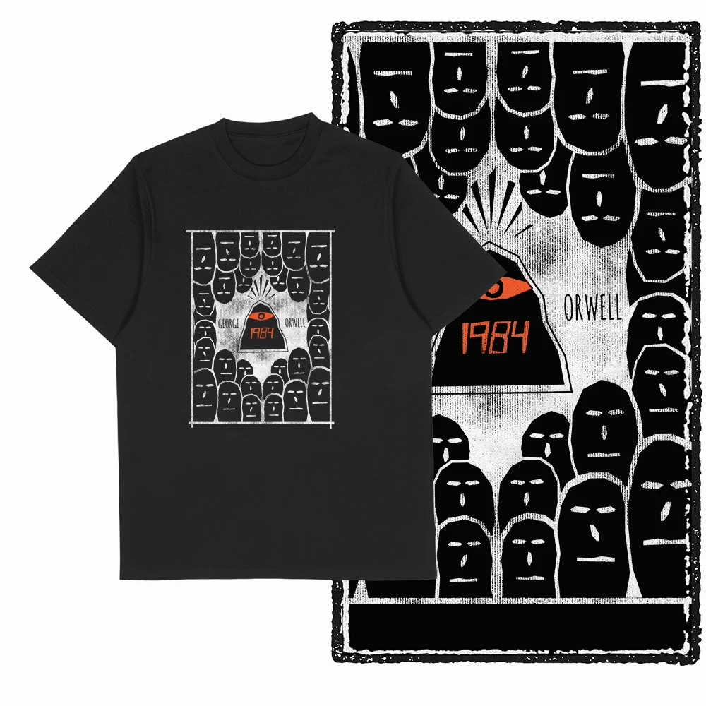 Retro Coolmind 1984 Bedrucktes T-Shirt für Männer und Frauen, Baumwolle, Locker Geschnitten, Lässiges Kurzarm-T-Shirt, Herren-T-Shirts, Sommer-Herrenbekleidung – Detail 20