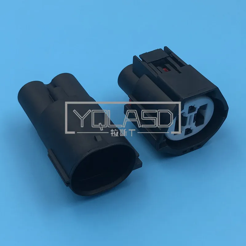 

1 комплект, 4-контактная водонепроницаемая розетка, разъем электрического вентилятора переменного тока в сборе для Ford Focus Volvo Land Rover 7283-8497-90