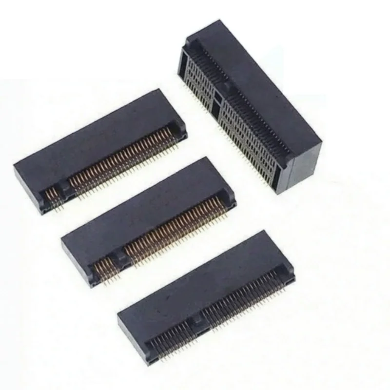 5 шт. разъемов NGFF 67P M.2: M Key 4+5 / B Key 5+6 / E Key 11+12 / A Key 3+4 для SSD, высота 3.2/4.2/2.3/4.8/6.7/8.5 мм.