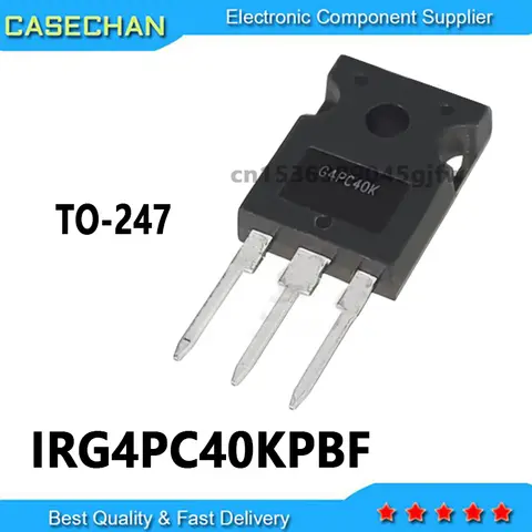 5PCS New and Original IRG4PC40K TO-247 TO247 transistor IRG4PC40 IRG4PC40KPBF G4PC40K