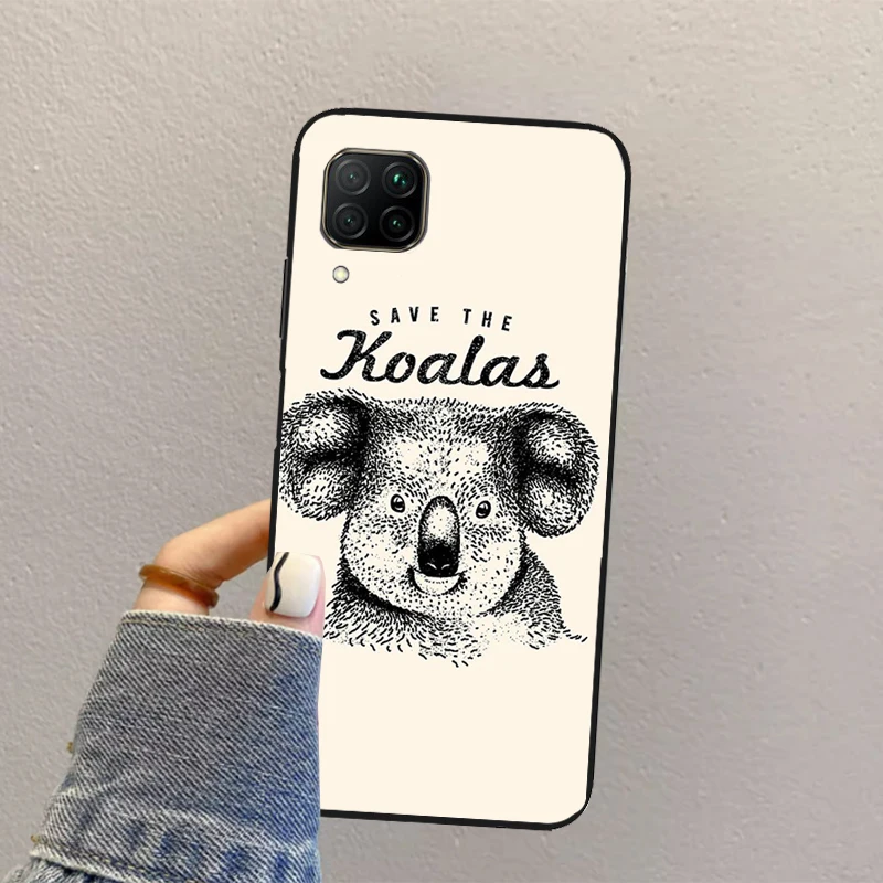 Cute Australia Koala Art Case For Huawei P30 P20 P40 Lite P60 Pro P Smart Nova 9 10 SE 5T 3i 7i 8i 11i Y60 Y61 Y90