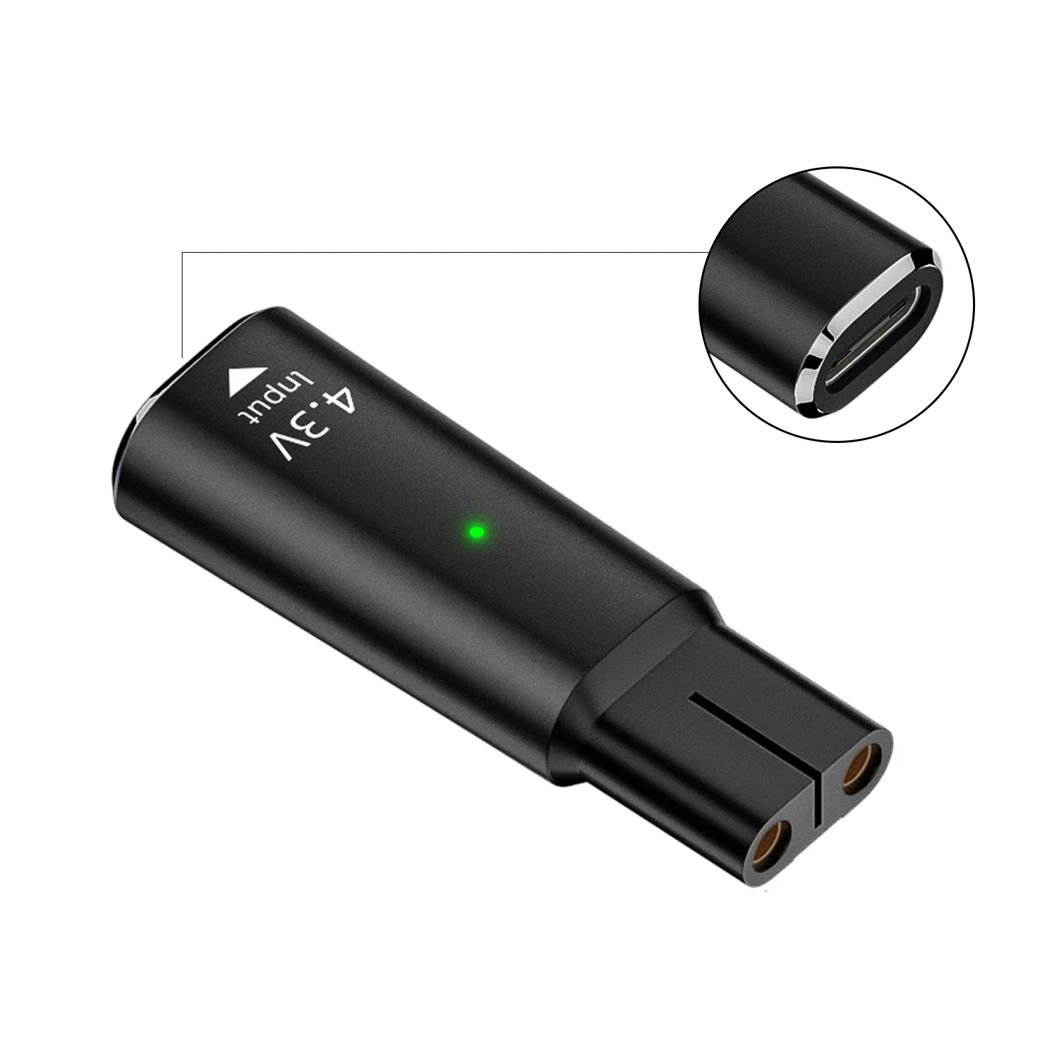 USB Type C Shaver Charger Adapter For Philips Shaver S/HQ/BT/QP Series 5/4.3/8/15V Portable Charging Converter for Travel