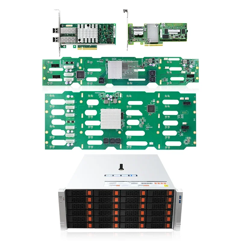 4U 36-bay Rack Chassis with SAS/SATA Expander Backplane CC3X36-36S