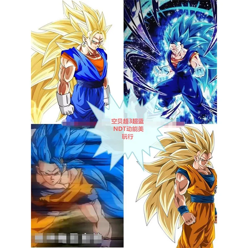 Kong Studio Beast Deities Dragon Ball Z SHF Son Goku Ssj3 Vegeta Super Saiyan Anime Action Figure Figuarts Figurine Gifts Toys