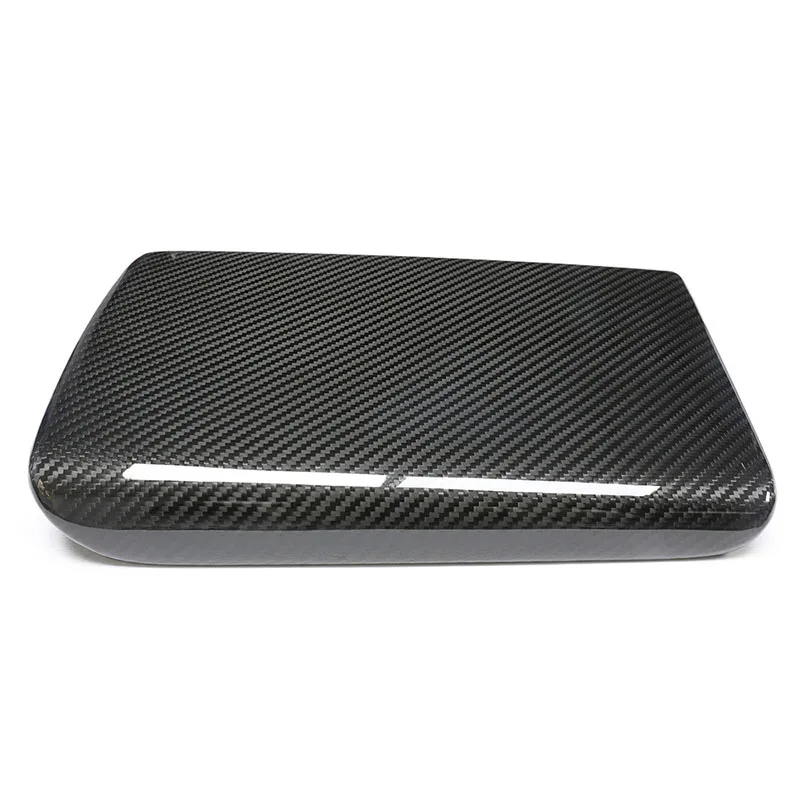 

Real Dry Carbon Fiber Interior Armrest Box Cover Trim for Tesla Model X/S 2022-2025