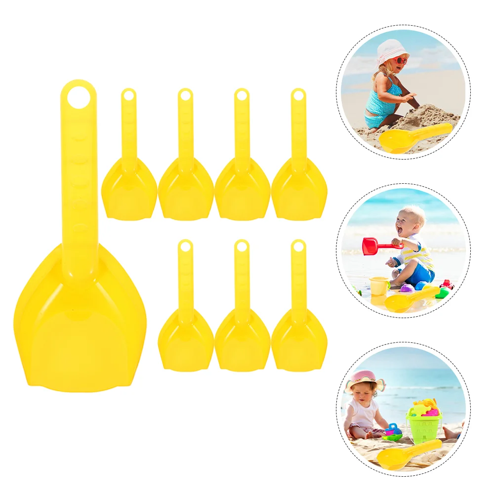 

8 Pcs Sand Pit Toys Outdoor Beach Shovels Scooping Spade Plastic For Party Set