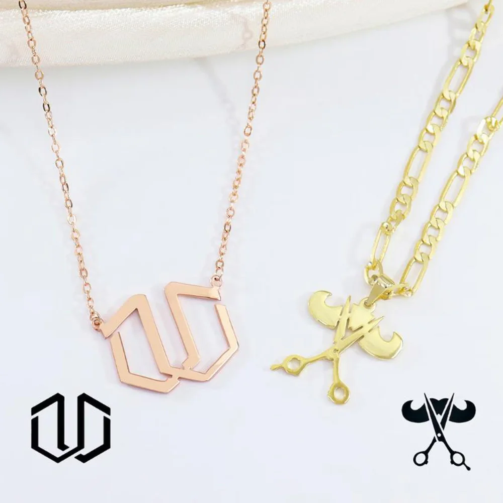 

Custom Logo Necklace,Logo Necklace Charm,Personalized Cut Any Logo Necklace,Logo Gifts Wedding Logo Necklace Drawing Necklace