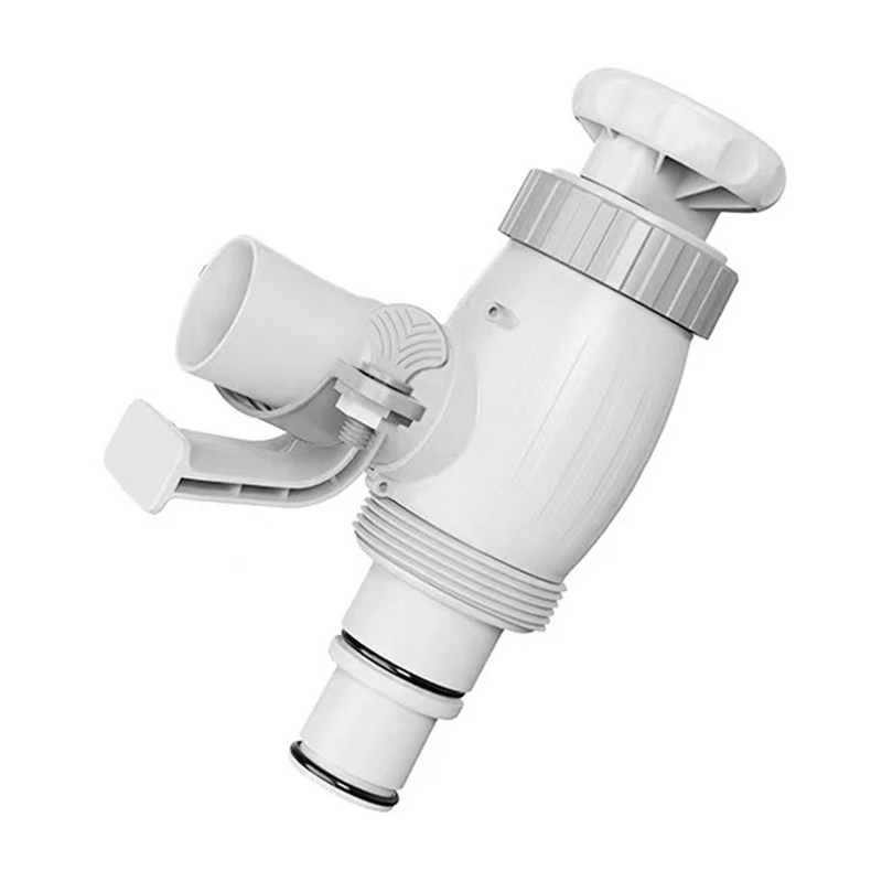 

GM-Pool Hose Adapter Two-In-One Plunger Valve With Plunger Valve And Pipe Bracket Swimming Pool Accessories