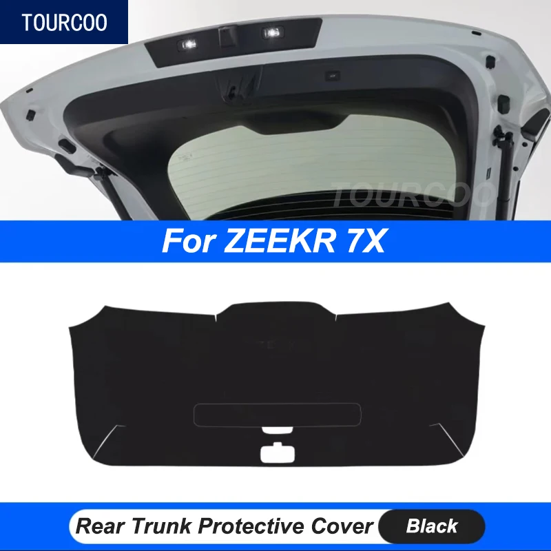 For ZEEKR 7X 25-26 Rear Trunk Protective Cover Sticker Tailgate Anti-dirt Pad Mat