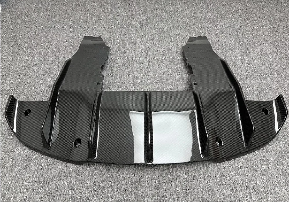 

Upgrade for McLaren 720S with R-Type Carbon Fiber Rear Diffuser Body Kit Bumper Lower Lip Spoiler