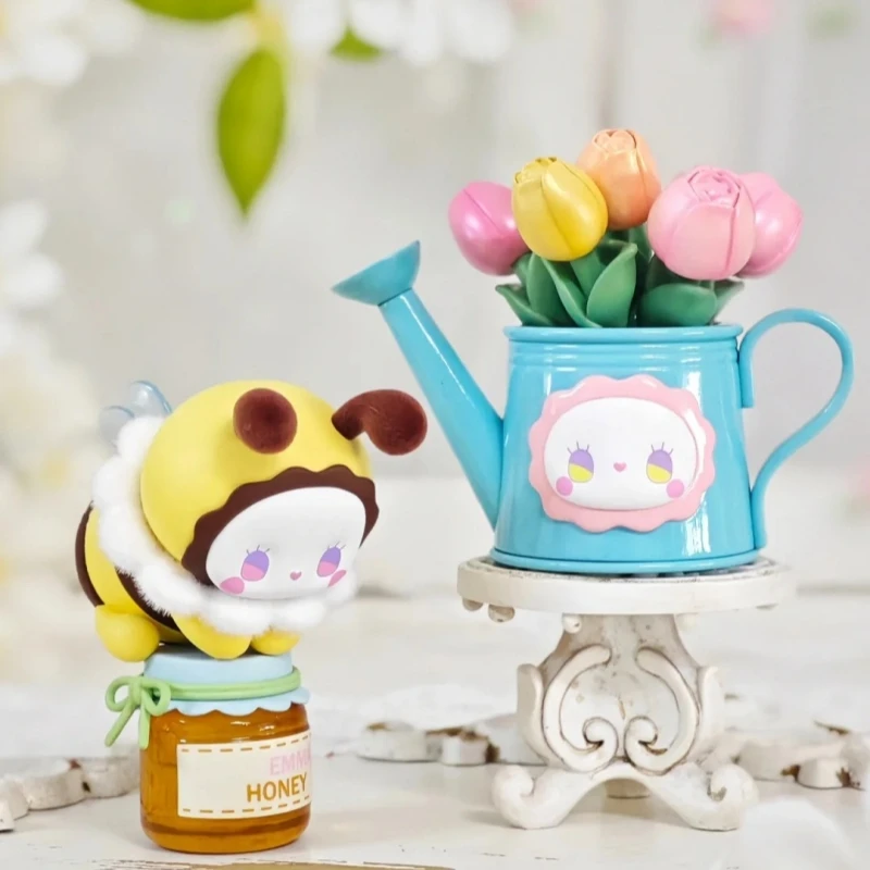 Genuine Emma Secret Forest Love Dopamine Series Blind Box Kawaii Figure Desktop Ornament Collection Model Surprise Kids Gift