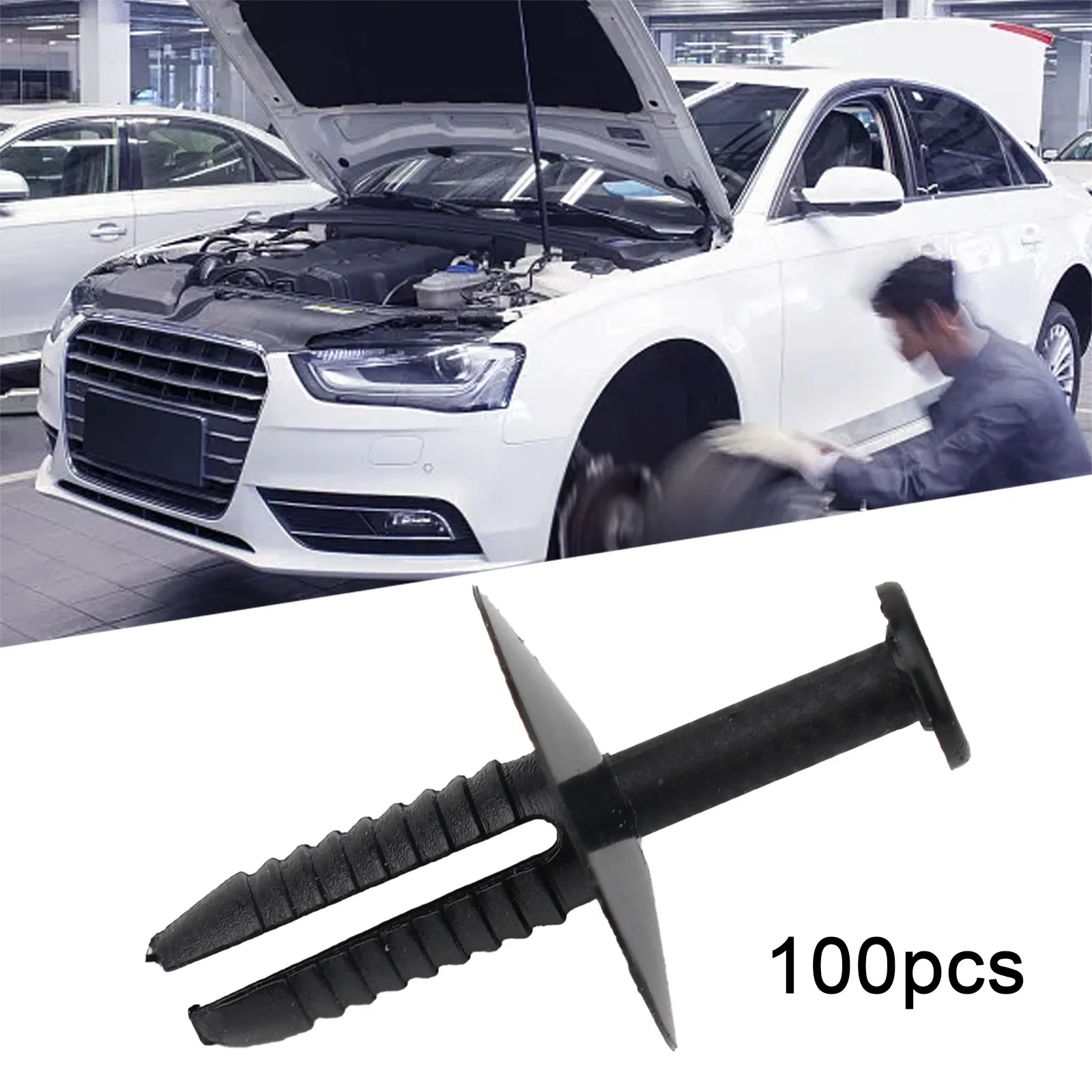 

100pcs Bumper Trim Door Sill Wheel Arch Clips Rivet Retainer For BMW 51118174185 Auto Accessories Tools