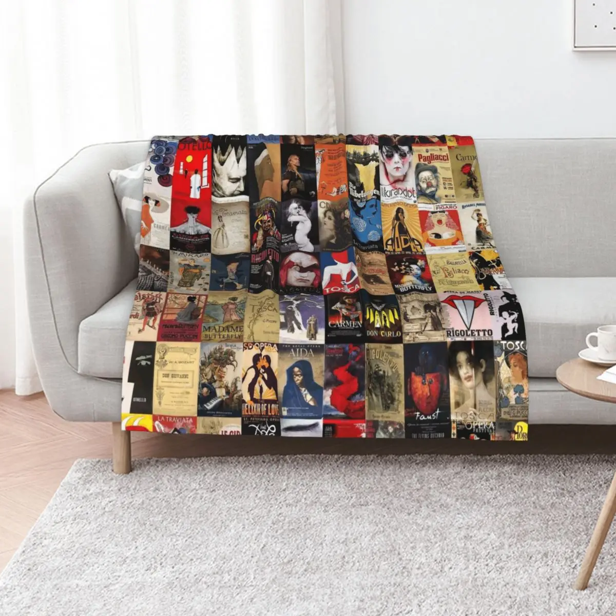 

Opera Throw Blanket Nap Plush Warm Luxury Blankets