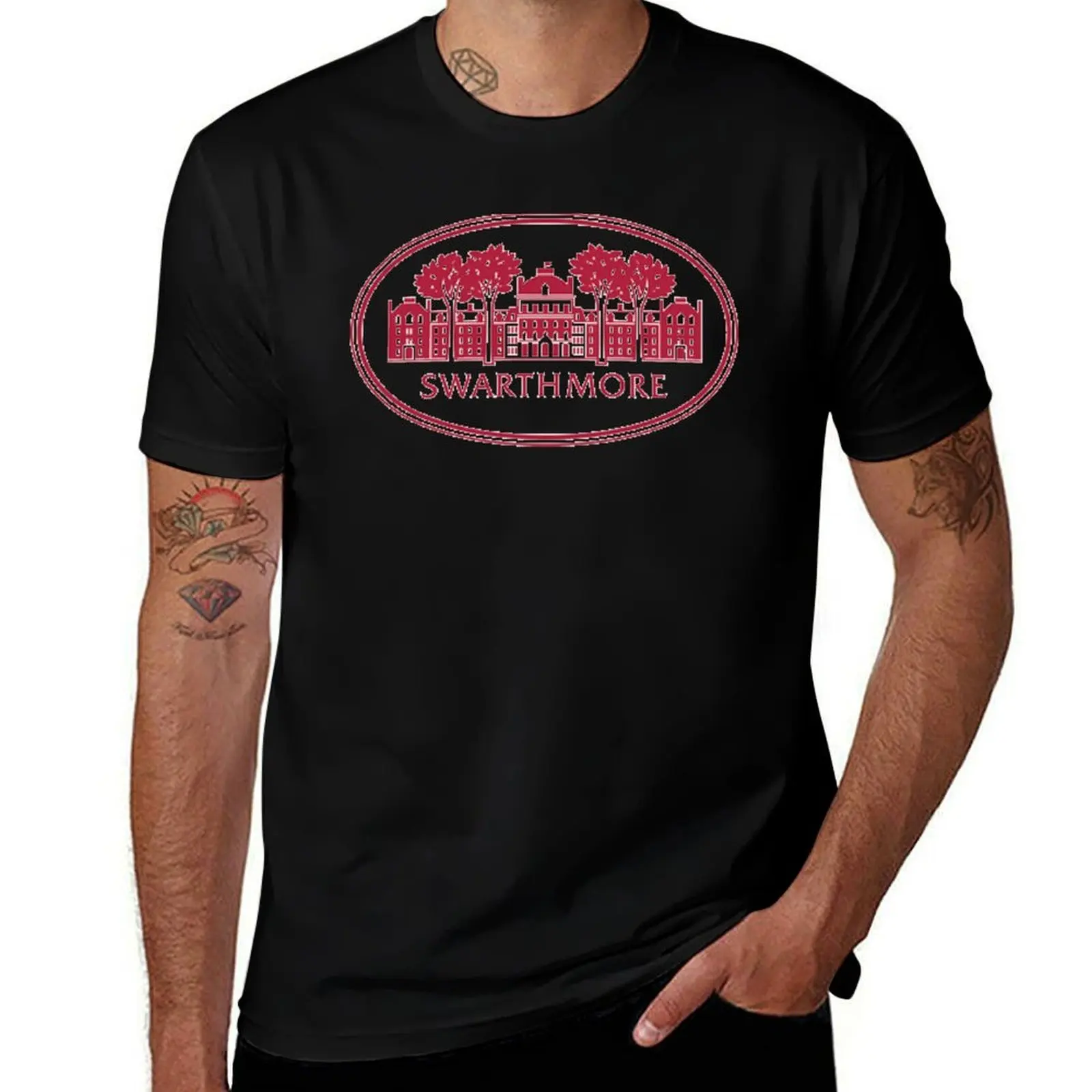 

Swarthmore College Sticker/Shirt T-Shirt Quick Dry Outdoor Sports T-Shirt
