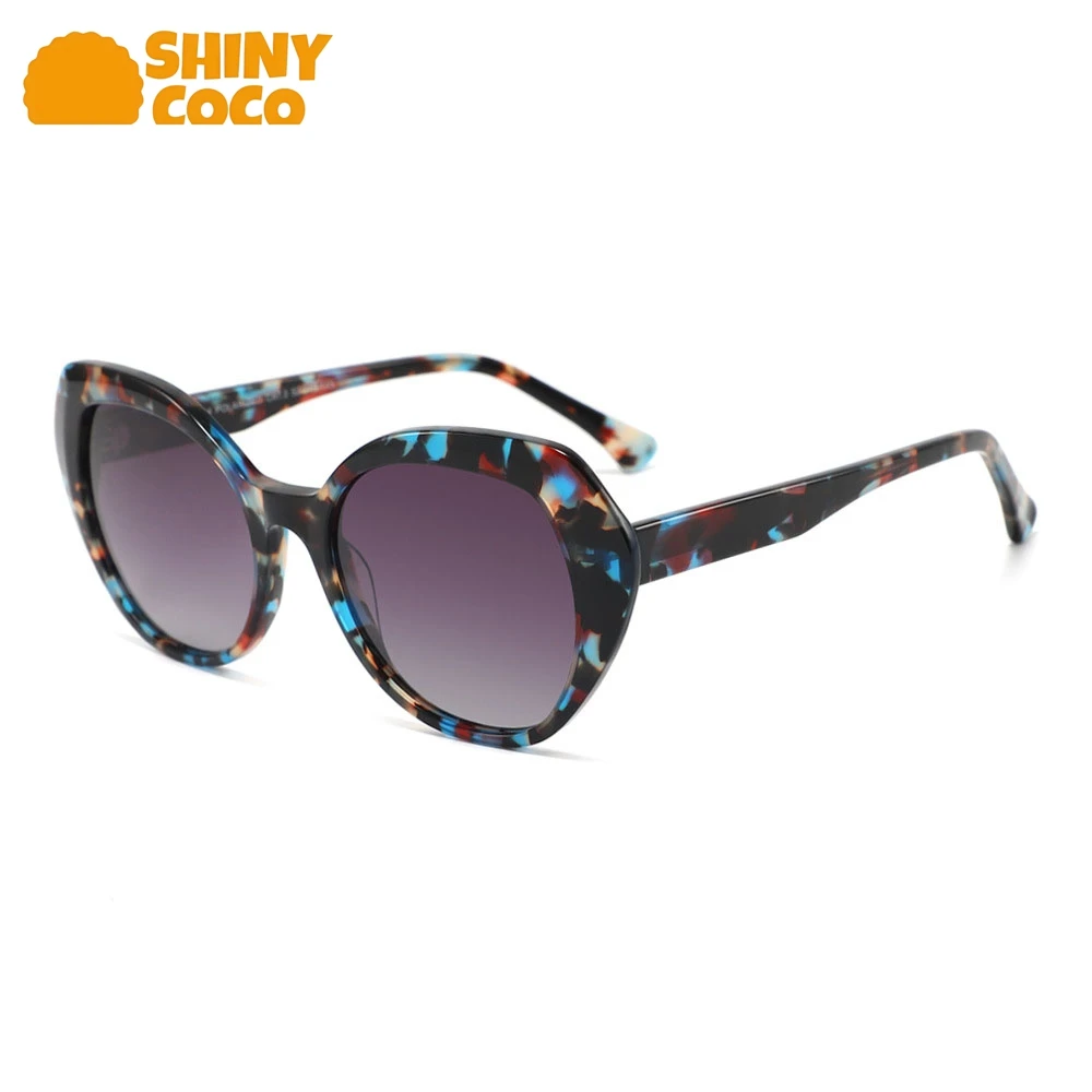 

ShinyCoCo Luxury Brand Sheet Frame Sunglasses Cat Eye Large Frame Sunglasses For Girls Outfits And Men Driving Sunglasses