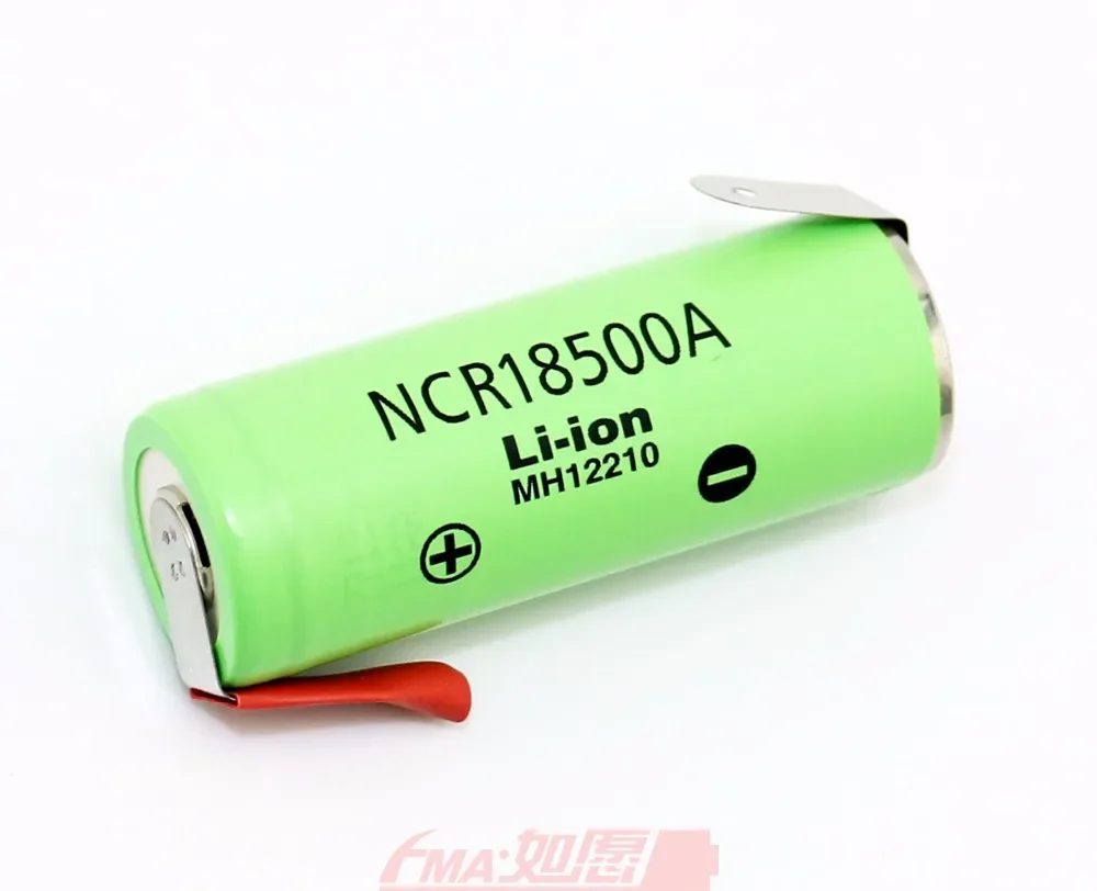 LED Light Flashlight Camera Rechargeable Li-ion Battery 18500 3.6V 2040mAh by Japan NCR18500A