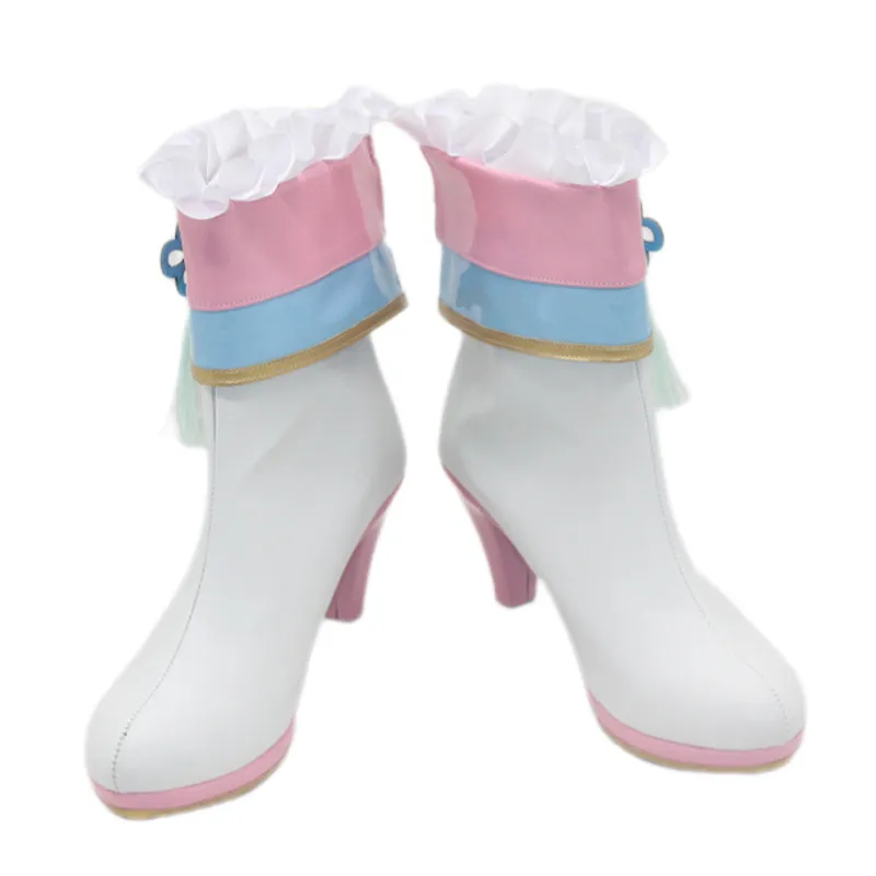 게임 프리티 더비 코파노 리키 코스프레 신발 코파노 리키 눈부신 행운의 신발 할로윈 파티 성인 여성 남성용