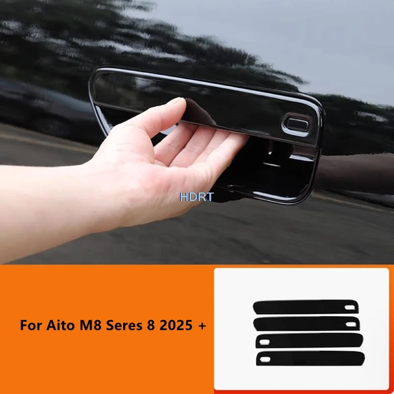 

Для Aito M8 Seres 8 2025 + внешняя дверная ручка автомобиля, крышка чаши, автозапчасти, Стайлинг, протектор, декоративные аксессуары, внешняя наклейка