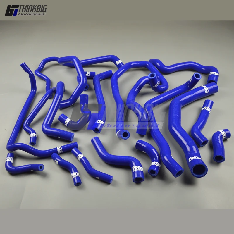 Silicone Radiator Hose Kit For 2012-2017 VW Golf MK7 GTI 2.0 TSI EA888-III (19Pcs)