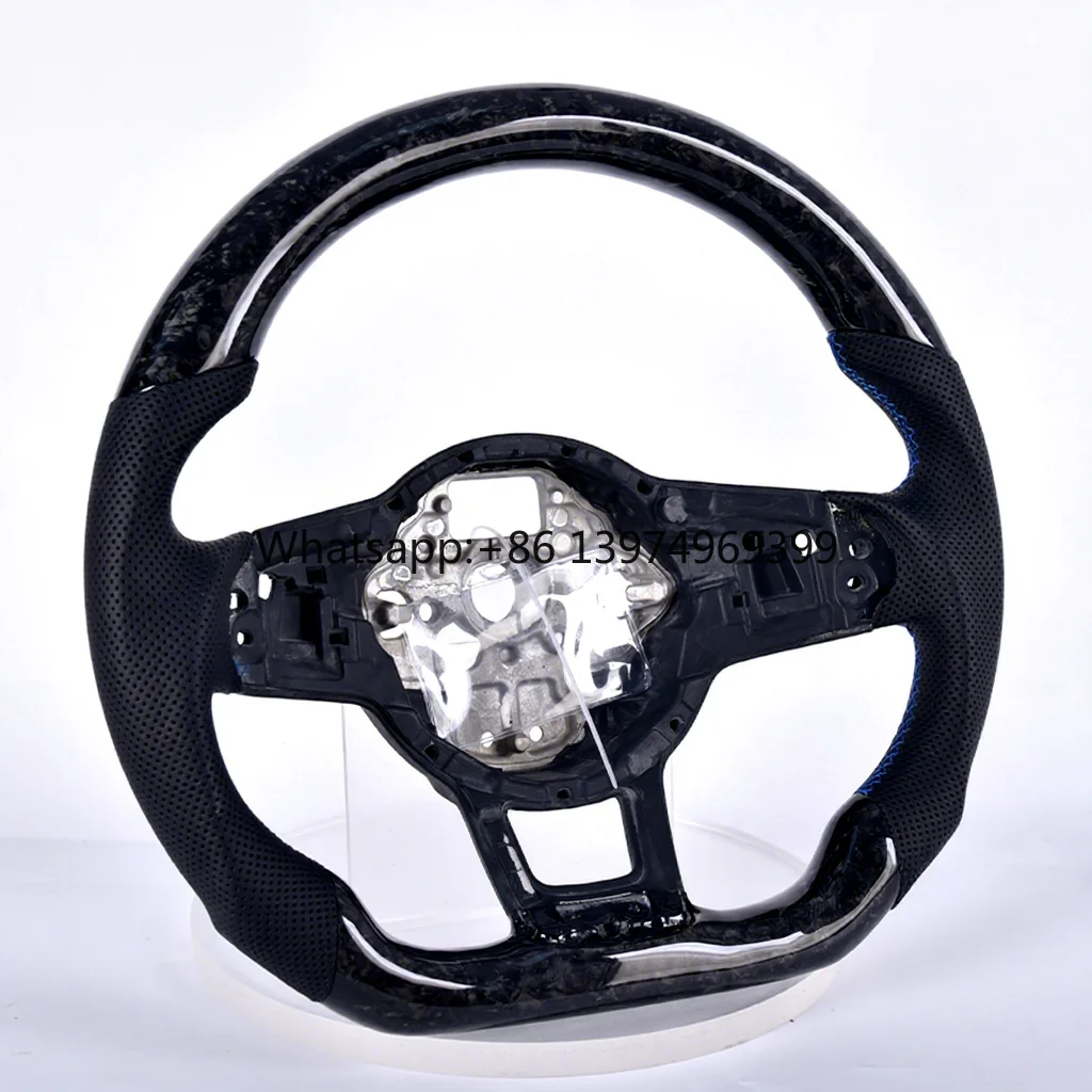 For Volkswagen VW Golf 7.5 Gti Mk7 Polo Gts Gtd Scirocco R Passat Forged Carbon Fiber Steering Wheel