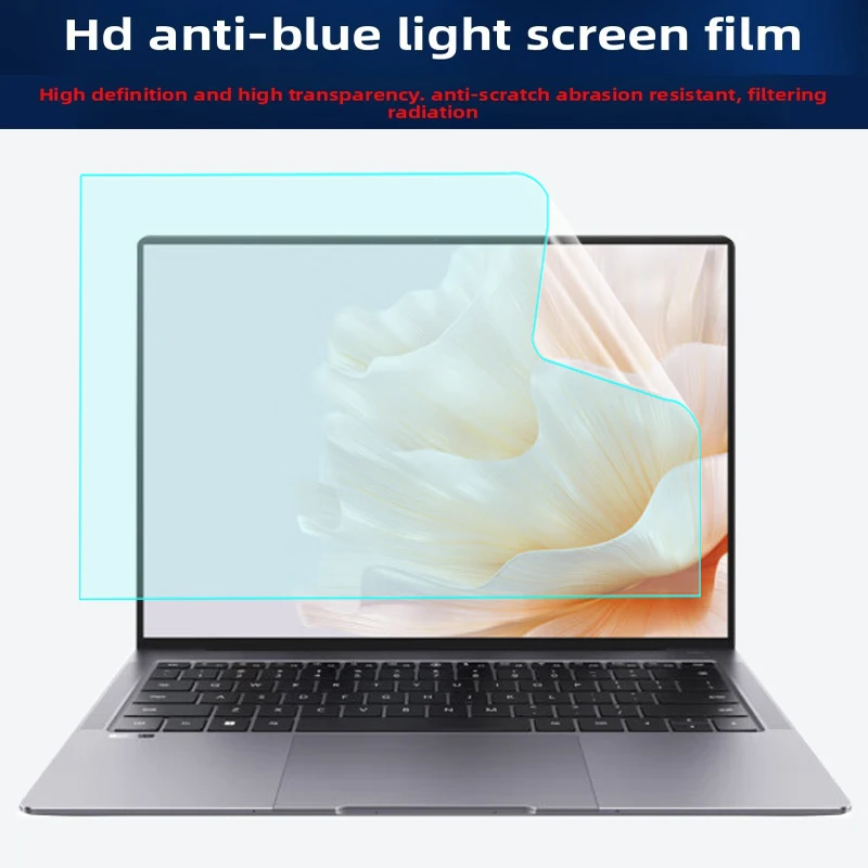 

Для HUAWEI MateBook X Pro 2023/2022 силиконовая пленка для клавиатуры MRGFG-32/MRG-W56 пленка для экрана ноутбука HD закаленная пленка антисиняя пленка