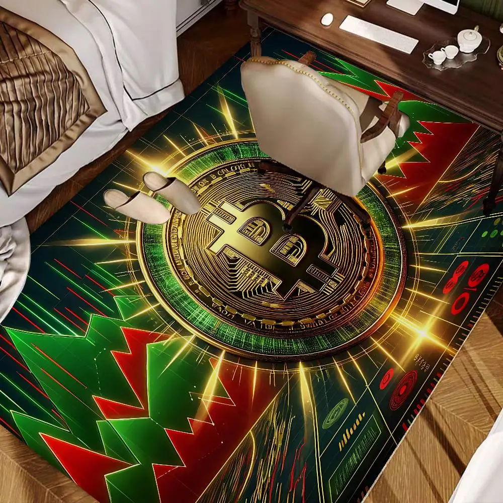 Bitcoin Entrance Door Mat Nordic Style Home Doormat Bathroom-Toilet Mats Bedroom Hotel Decor Mat