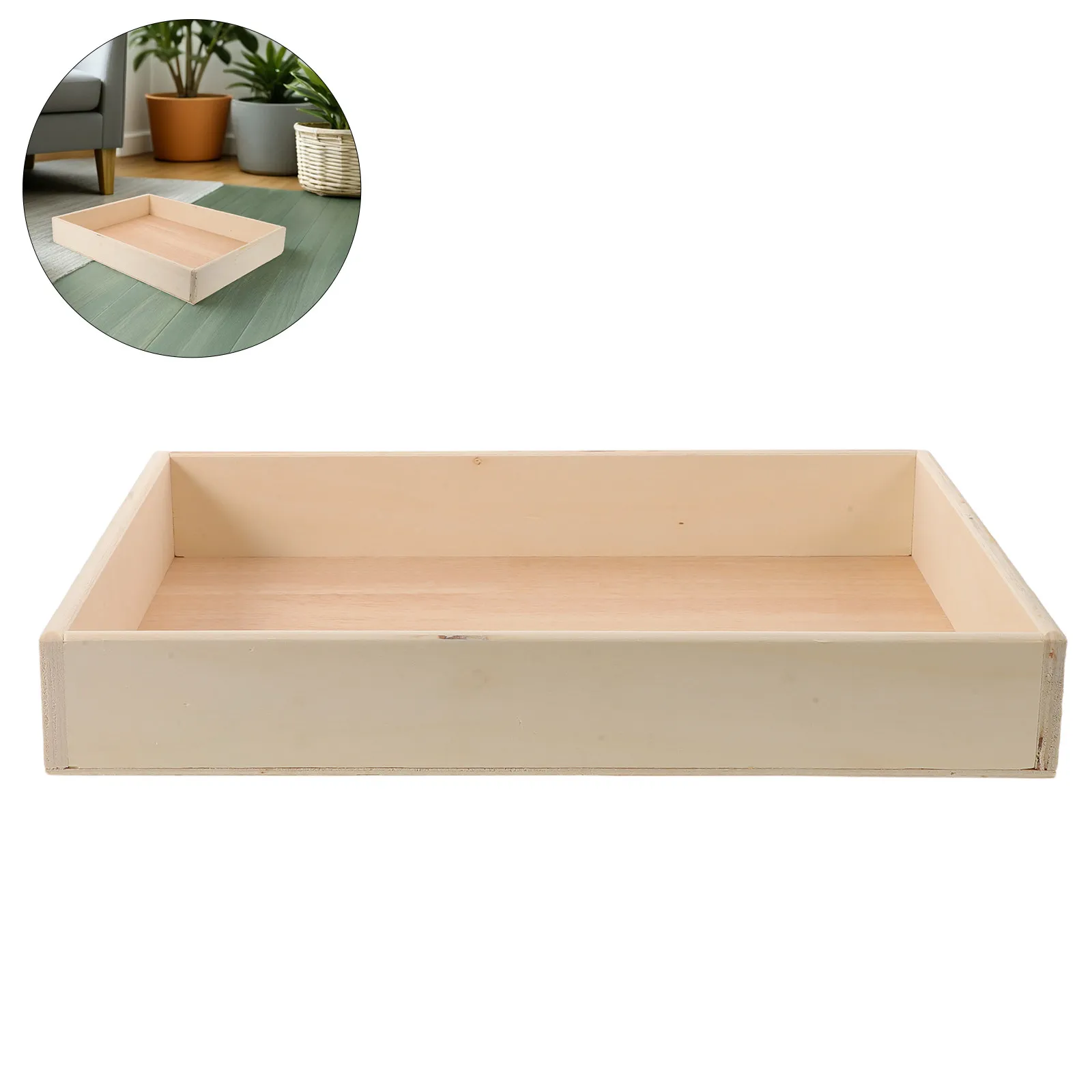 Desk Zen Garden Tray Natural Wood Mini Meditation Sand Tray Zen Decor Accessory for Home Office Relaxation Focus Organization