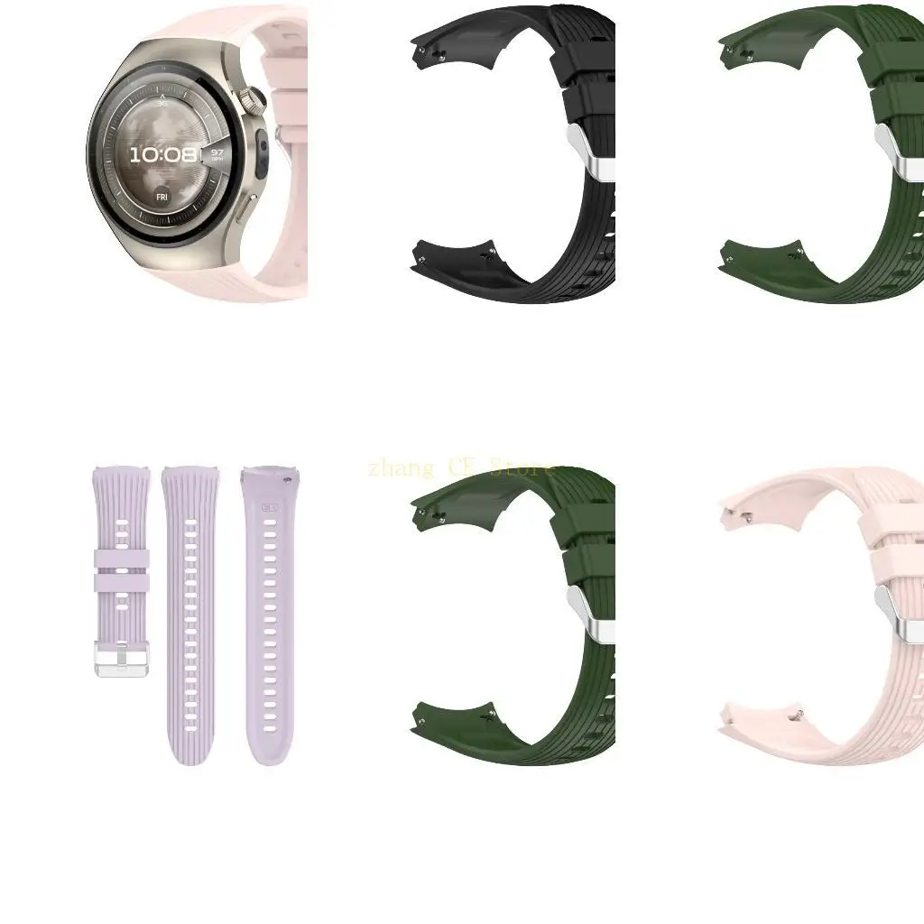 

M5TD Универсальный воздухопроницаемый браслеты быстрого выпуска браслеты 42 мм 46 -мм водонепроницаемый мягкий материал, для 5