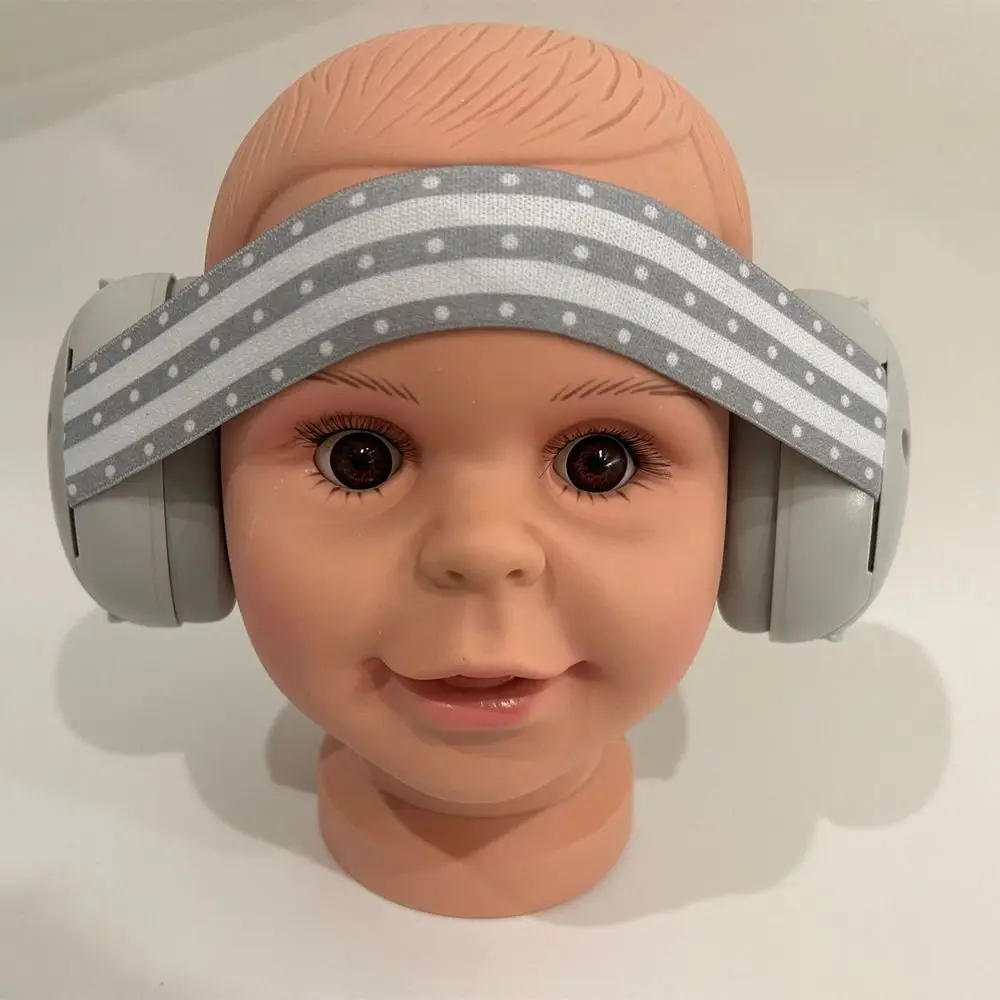 2 in 1 Noise-Reducing Earmuffs Portable Durable Noise Cancelling Muffler Elastic Headband Lightweight