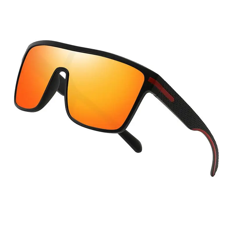 

Trendy Colorful Square Sunglasses for Men Women, Luxury Design UV400 Fishing Sun Glasses Driving Riding Eyeglasses Ski Goggles