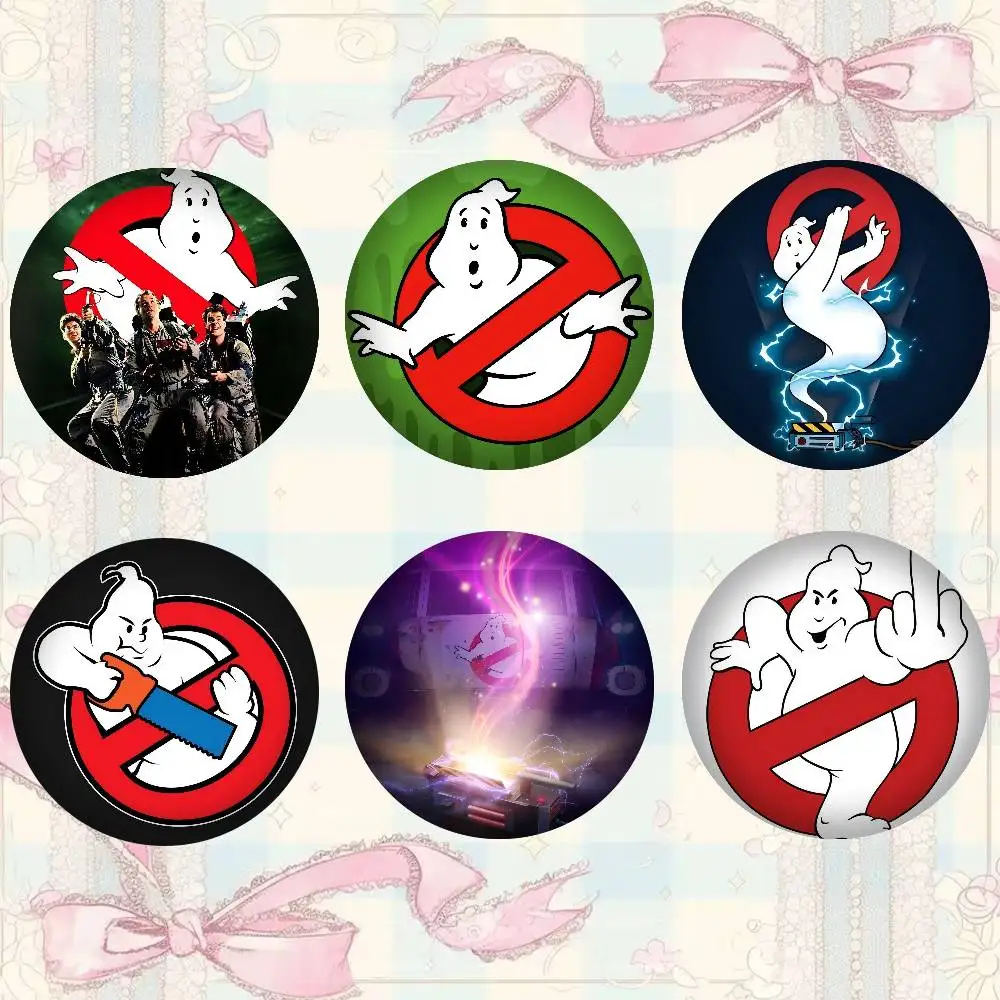 Classic Movie-G-Ghostbusters Anime Brooches Cute Cartoon Badge Jacket Jeans Lapel Pin Gift Accessorie